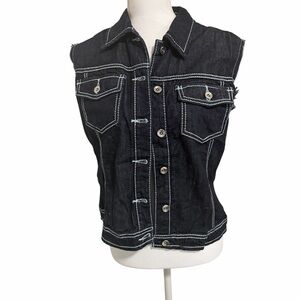 Women's Black Denim Jean Jacket